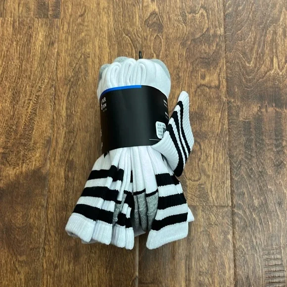 Adidas AEROREADY Crew Socks 6 Pack Size L - Picture 7 of 17